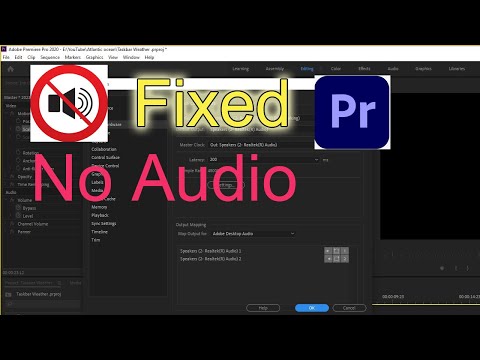 No Audio During Play | Premiere Pro - How To Fix No Sound  | 2024