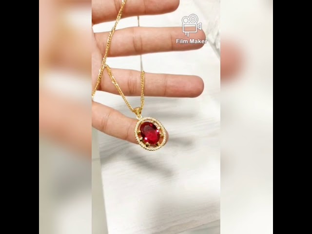Vídeo relacionado con Pidak Collar Corazón Rojo del héroe Elfo Cosplay, XL, Metal, No es una piedra preciosa