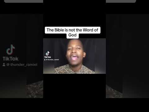 The Bible is not the word Of God