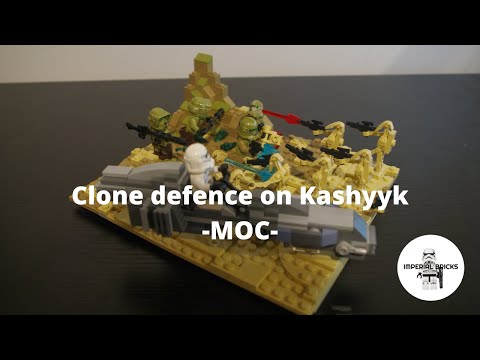 Lego Star Wars MOC - Clone defence on Kashyyk!