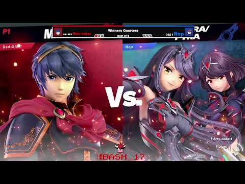 BASH_17 SSBU - SVB | Red-Sider (Marth) Vs BL | Nep (Mythra/Pyra) Winners 1/4