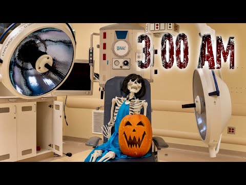 Exploring a Haunted Halloween Hospital at 3:00 A.M. w/Power