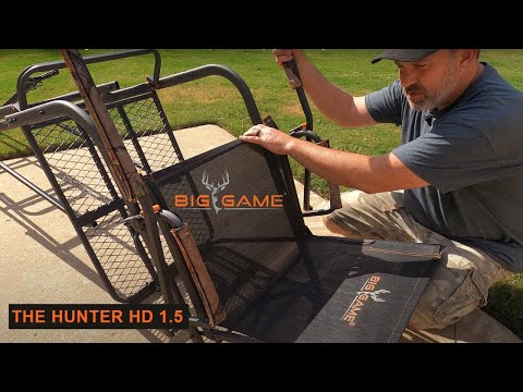 UNBOXING & REVIEW Big Game Hunter HD 1.5 Tree Stand | HOW TO Setup a Tree Stand By Yourself