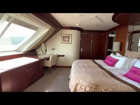 OWNER’S SUITE OWNER’S CABIN ROOMTOUR WITH SEA VIEW COLORLINE MAGIC