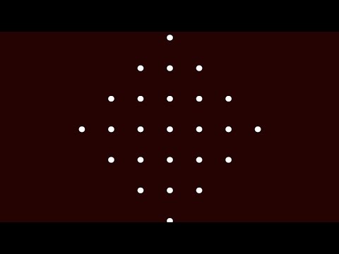 New year special 7*1 dots easyrangoli muggulu|easy vilakkukolam #pongal #diwali #trending #viral