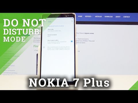 How to Activate Do Not Disturb in NOKIA 7 Plus