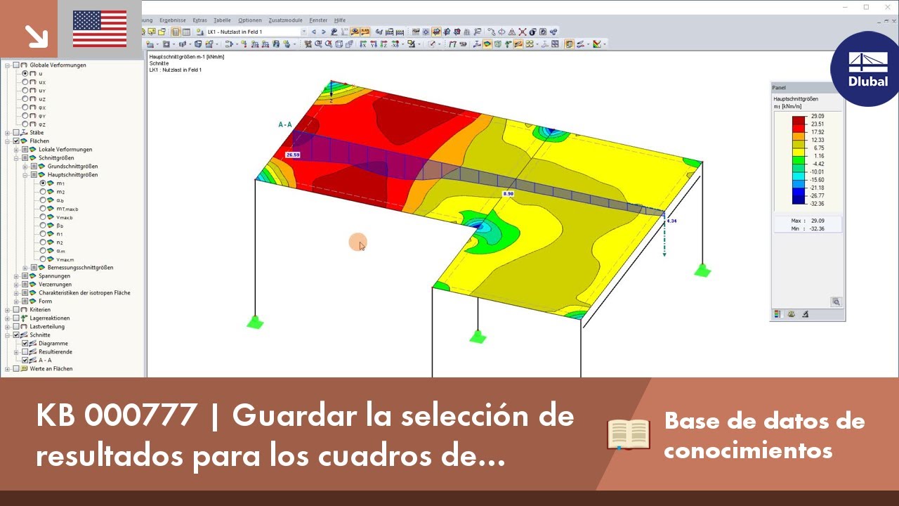 KB 000777 | Guardar la selección de resultados para los cuadros de diálogo de la sección