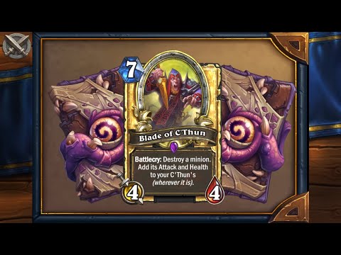 Hearthstone - Card Sounds | Whispers of the old gods - Blade of C'Thun
