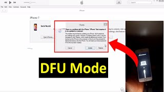 How to Connect iPhone 7 DFU Mode to iTunes/3uTools with USB.