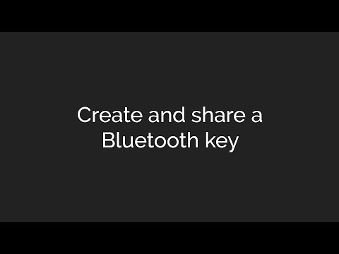 Populife User Guide - Create and share a Bluetooth key