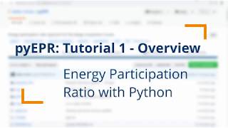 Tutorial 1 – Overview