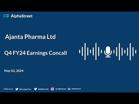 Ajanta Pharma Ltd Q4 FY2023-24 Earnings Conference Call