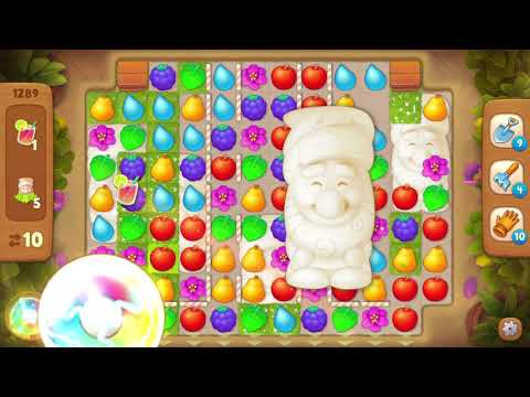 Gardenscapes Level 1289 Walkthrough ''NO Boosters''