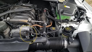 Jaguar XJ X351 Coolant Expansion Tank Hose Replacement | Coolant Leak Fixed