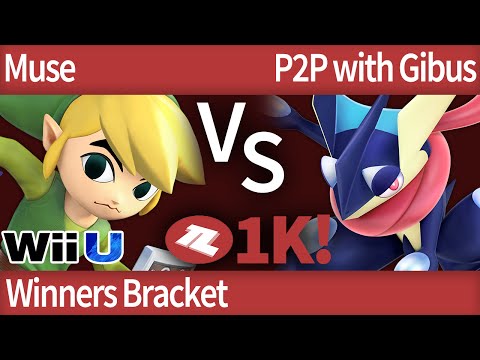 TLOC $1K Smash 4 - Muse (Toon Link) vs P2P with Gibus (Greninja) - Winners Bracket