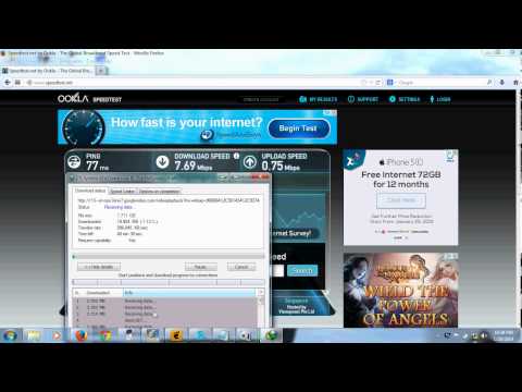 Modem Sierra 318 Speedtest and download review with SSH