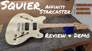 Video thumbnail for Squier Affinity Starcaster Review & Demo - Berscak Custom Guitars by Berscak Custom Guitars