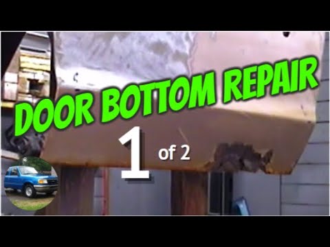 Door Bottom Rust Repair - How to Replace a Lower Door Skin - Part 1