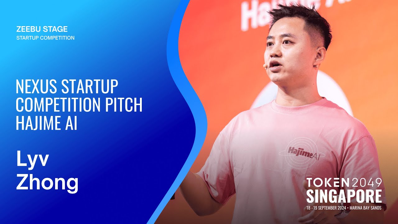 NEXUS Startup Competition Pitch - Hajime AI - TOKEN2049 Singapore 2024