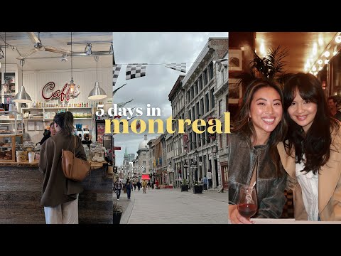 MONTREAL TRAVEL VLOG: girls trip, cutest cafes + best bagel ever? 🥯