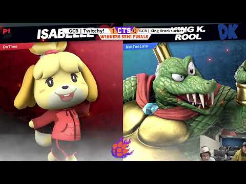 Clocktower Smash 117 - WS - GCB | Twitchy! (Isabelle) vs. GCB | King Krocksucker (K. Rool) - SSBU