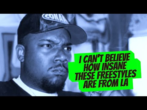 90'S UNDERGROUND HIP HOP - ACEYALONE, MEEN GREEN, JUPITER & GANJA K FREESTYLE SESSION. c. 1993-94