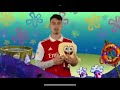 Gabriel Martinelli Says Happy Birthday To Our Boy Spongebob !