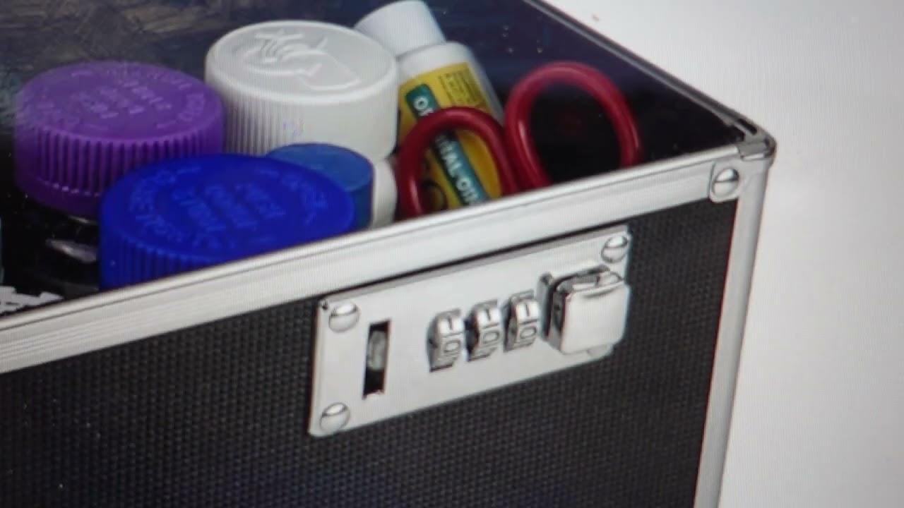 Vaultz Medicine Lock Box | Change Combination Pin Passcode