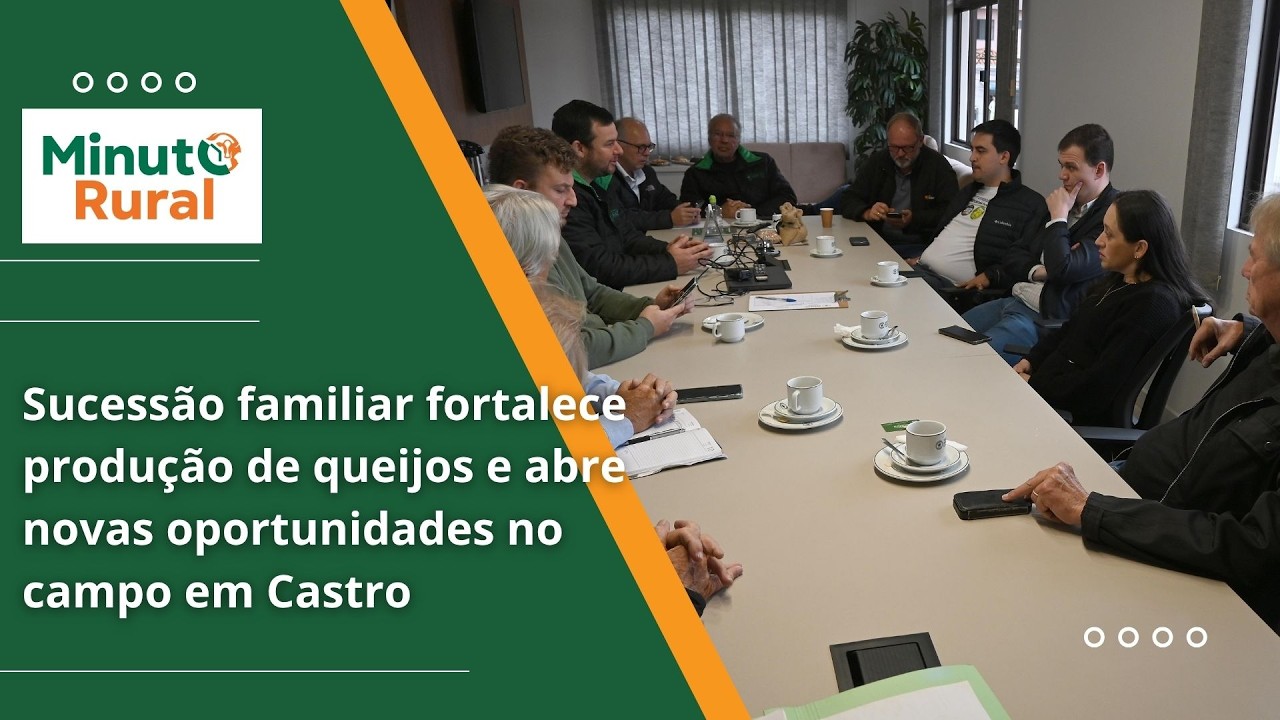 Sucessão familiar fortalece produção de queijos e abre novas oportunidades no campo em Castro