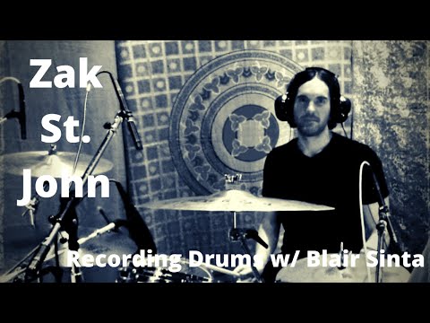 Recording Drums w/ Blair SInta -Zak St. John  (Justin Timberlake, Lady Gaga)