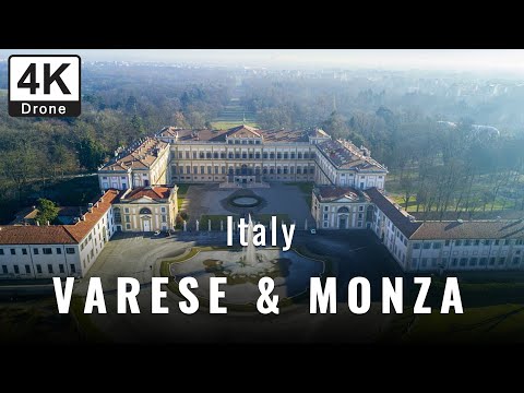 Varese & Monza Italy | Cinematic 4K Drone Vlog | Mountains, Parks & City Life