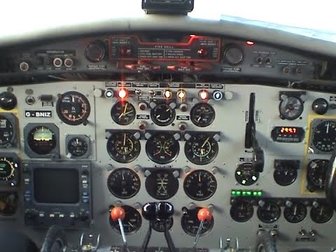 Fokker F27flight from Bournemouth to London Gatwick