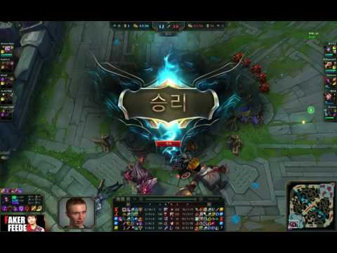 Froggen vs Rookie Yasuo vs Azir Midlane Faker Feeder HL ✔220