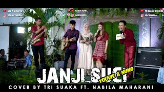 Download lagu JANJI SUCI - YOVIE AND NUNO (LIRIK) COVER BY NABILA MAHARANI FT. TRI SUAKA mp3 Download lagu JANJI SUCI - YOVIE AND NUNO (LIRIK) COVER BY NABILA MAHARANI FT. TRI SUAKA mp3