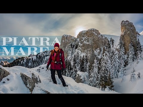 Iarna prin zăpadă mare spre Vârful Piatra Mare | Traseu cu plecare din Timișu de Jos