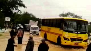 preview picture of video 'Chandrapur TPS Urjanagar Flood Water in Colony Dt:19/07/2013'
