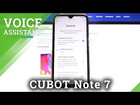 How to Activate Hey Google of Google Assistant in CUBOT Note 7 – Google Assistant Interaction