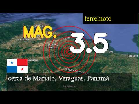 😱🚨  Terremoto cerca de Mariato, Veraguas, Panamá actualizaciones en vivo hoy: Terremoto de magnitud