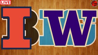 Illinois vs Washington Big Ten College Basketball Live Game Cast &amp; Audio