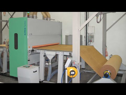 Cork Sanding from Spindle (endless) with KÜNDIG high Precision Sander