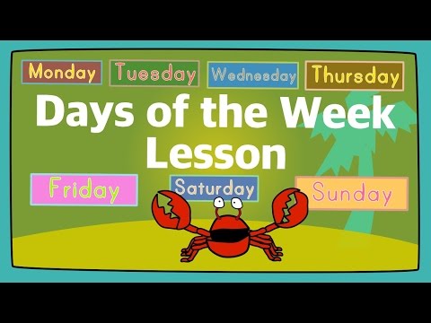 Days of the Week Lesson for Kids | The Singing Walrus