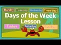 Days Of The Week Lesson For Kids The Singing Walrus