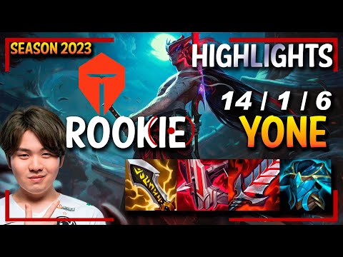TES Rookie YONE Mid - HIGHLIGHTS - KR SoloQ Ranked