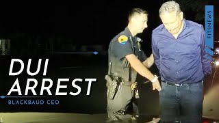 Blackbaud CEO Michael Gianoni DUI Arrest and Field Sobriety Test