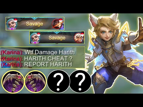 HARITH TOP 1 GLOBAL HACK DAMAGAE HARITH 2X SAVAGE !! BEST BUILD HARITH !! HARITH BUILD TERSAKIT 2021