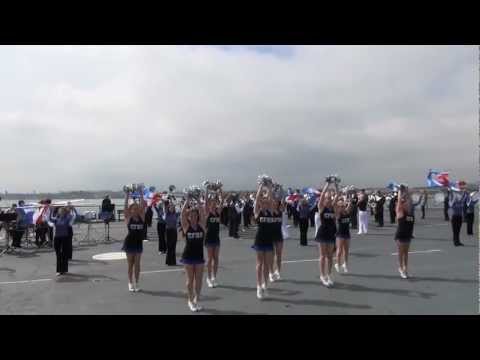 CFHS Falcon Band USS Midway Performance 4-2013
