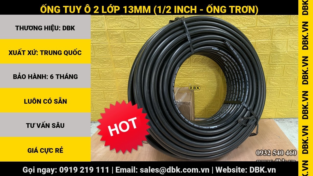 Video Ống tuy ô 2 lớp 13mm (1/2 inch - ống trơn) - Ống tuy ô 2 lớp 13mm (1/2 inch - ống trơn)