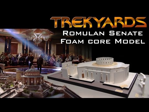 Romulan Senate Foam Core Model (Nem) - Propworx Collection