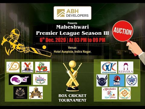 Hosting Cricket Auctions for Maheshwari Premier league