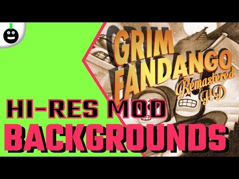 Grim Fandango Remastered HD - AI Upscaling Mod